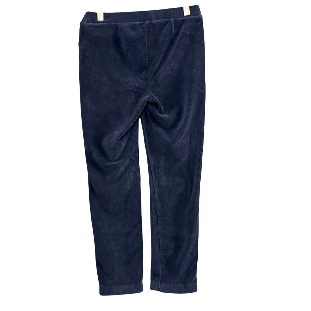 Pure Jill SZ Small Navy Blue Corduroy Pants‎ Soft Stretch Comfort Pull-on Travel - Picture 2 of 8